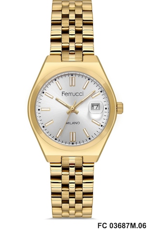 Ferrucci Kadın Kol Saati Fc 03687m.06 F726 Metalik