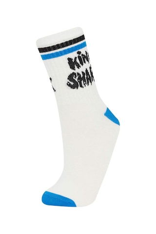 DeFacto Erkek Çocuk 3'lü Pamuklu Uzun Çorap E5527A8NSWT1