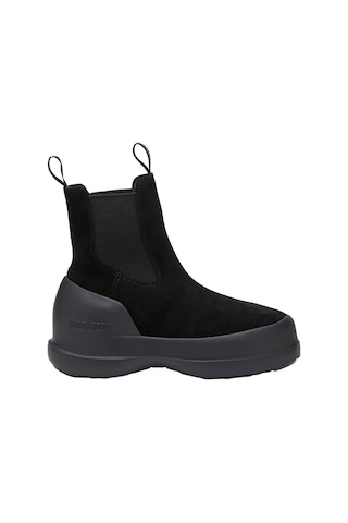 N001 Black Bot Erkek 80d2480050-n001 Moon Boot Luna Chelsea Suede Black Siyah
