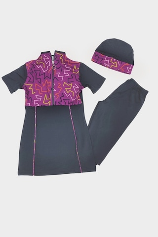 Yarım Kol Çocuk Mayo Fermuarlı Çocuk Mayosu Kısa Kol Mayo Kısa Kol Kız Çocuk Mayo Füme