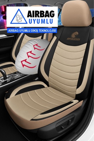 Naz Oto Panther Serisi Keten Kumaş Oto Koltuk Kılıfı- Volkswagen Bora-golf-jetta-polo Uyumlu