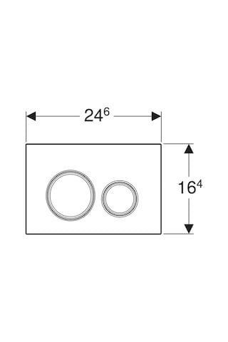 Geberit Sigma21 Kumanda Paneli Beyaz Cam 115.884.sı.1 Beyaz