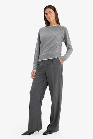 Defacto Relax Fit Bisiklet Yaka Kazak G9739ax25cwgr56 Gri-gr56