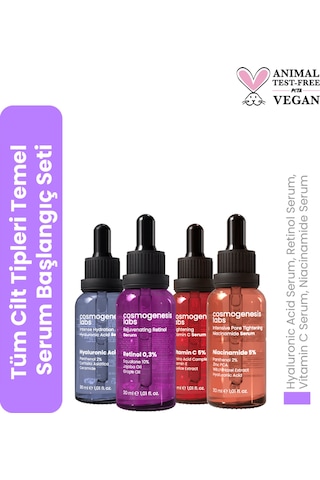 Cosmogenesis Labs Cosmogenesis Labs Tüm Cilt Tipleri Temel Serum Başlangıç Seti