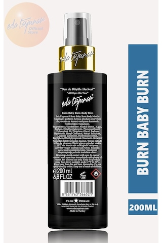 Eda Taşpınar Burn Baby Burn Body Mist Vücut Spreyi 200 ML