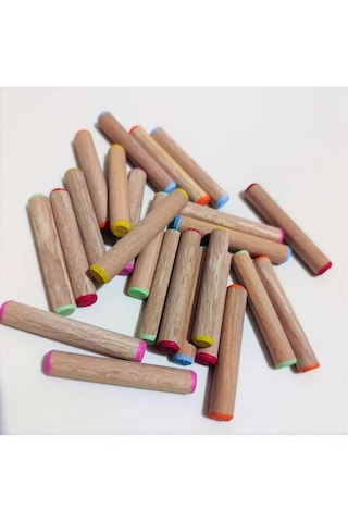 Montessori Tak Çıkar Renkli Kirpi Oyunu Yedek Dikenler