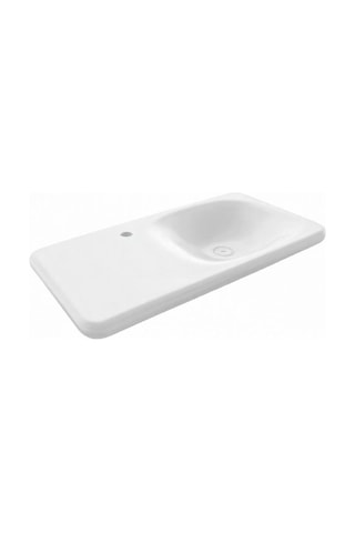 Bocchi Fenice 1165-001-0126 Etajerli Lavabo Parlak Beyaz 90 CM 1466841