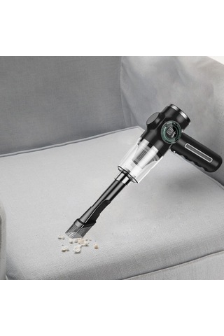 Suntek Araba Için Mini El Tutulan Şarj Edilebilir Silgi, Siyah Siyah