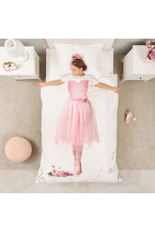Karaca Home Young Ballerina %100 Pamuk Tek Kişilik Nevresim Takımı