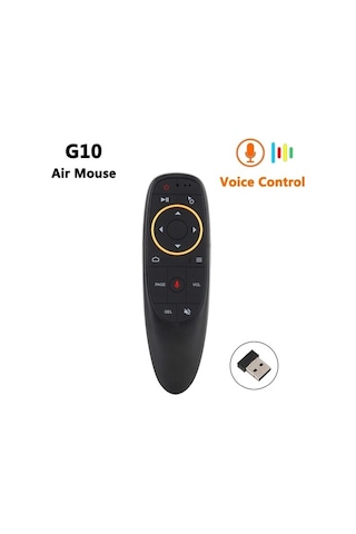 G10 Universal Tv Box Uzaktan Kumanda Ses Kontrollü Air Mouse