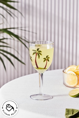 Karaca Palmera Akrilik Kadeh 420 ml Şeffaf