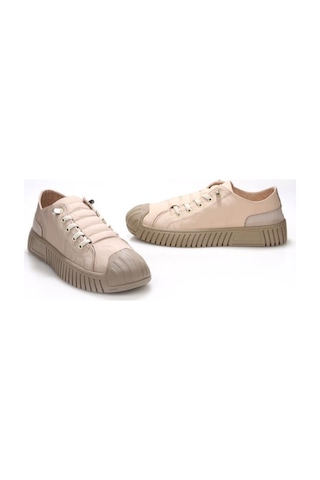 Papuçcity Mizmooz Unisex Ortopedik Günlük Spor Ayakkabı Bej