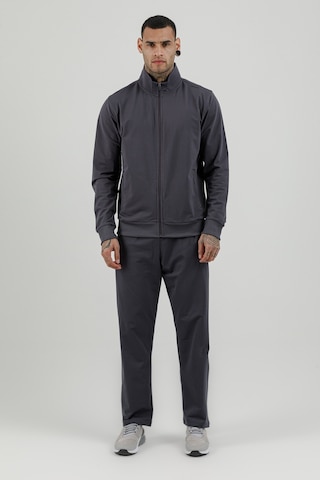 Airlife Sportswear Tam Boy Fermuarlı Erkek Dik Yakalı Eşofman Takımı Titanyum Antrasit