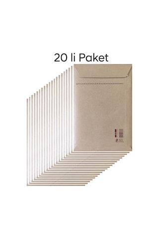 Asil Hava Kabarcıklı Zarf 17x25cm (20 li Paket)