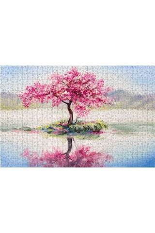 Nova 1000 Parça Pembe Kiraz Çiçeği. Sakura Puzzle - 41017