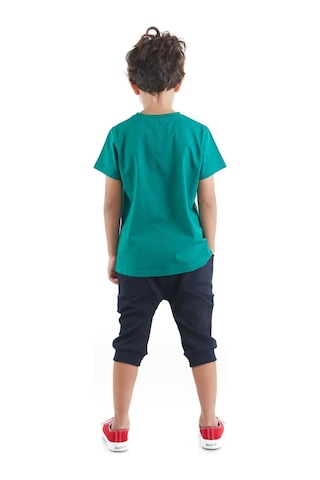 Denokids Mshb&g Yellow Digger Erkek Çocuk T-shirt Kapri Takım Çok Renkli