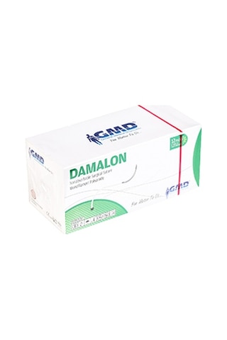 Gmd Damalon Emilmeyen Sütur Naylon Monofilament 4.0 Tersine Keskin 12'li