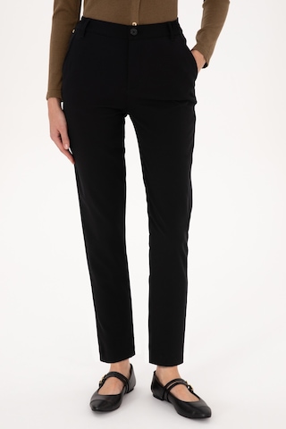 U.s. Polo Assn. Kadın Siyah Pantolon Kanvas-chino 50309259-vr046 Siyah