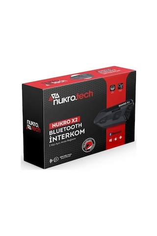 Nukro X2 Bluetooth Intercom Seti