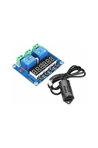 XH-M452 / ZFX-452 Termostat Sıcaklık Nem Denetleyici Modülü (Çift DC 12V LED Dijital Ekran ile)