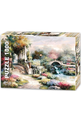 Star Puzzle 1000 Parça Bahçede İnziva Puzzle