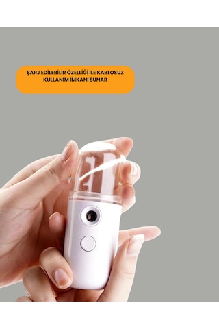 Mini Şarjlı Buhar Nemlendirici Taşınabilir, Enerji Tasarruflu, Kablosuz Kullanım Yeni Nesil