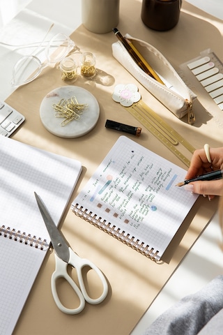 15x16 Spiralli Karton Kapak 2'li Kareli Not Defter Seti - Pötikare Çok Renkli