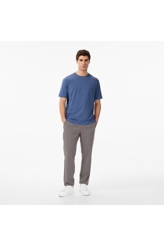 Nautica Erkek Mavi Regular Fit T-shirt Düz V65361t Mavi