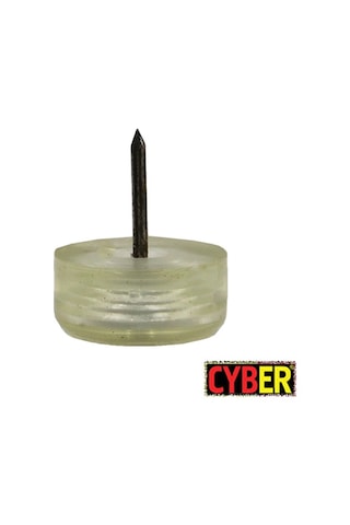 Çap 25X10 MM Elastomer Çivili Tapa (Şeffaf)