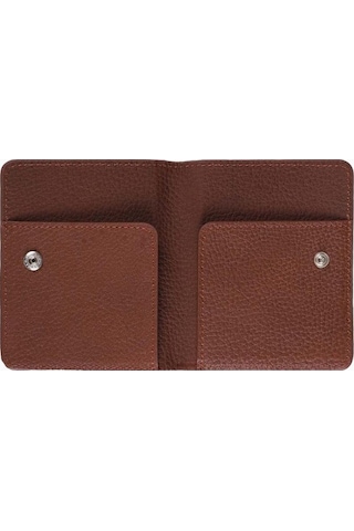 Damy Hakiki Deri Unisex Kartlık 512mg - Taba