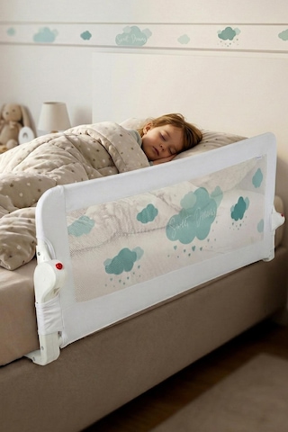 Wellgro Littles 150 48 CM Yatak Bariyeri Çocuk Yatak Korkuluğu Yeşil