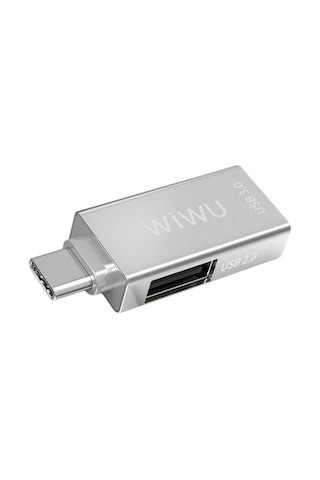 Winex Wiwu T02 USB Type-C Hub Çevirici ve Çoklayıcı Hub Gri