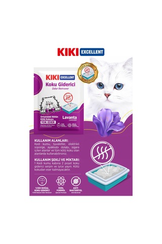 Kıkı Excellent Kedi Koku Giderici Lavanta Kokulu 25 G