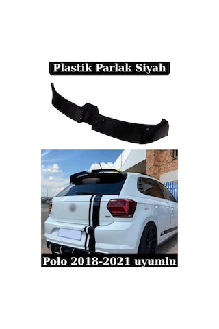 Volkswagen Polo R Line Spoiler 2018 Ve Sonrası Parlak Siyah