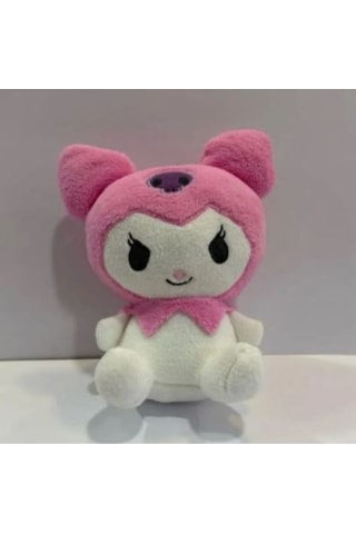 Pembe Kuromi Pelüş 25cm Beyaz - Pembe Pembe Kuromi Pelüş 25cm Beyaz - Pembe