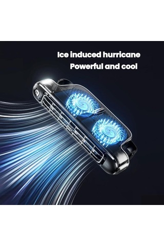 Araba Arka Koltuk Usb Tak-çalıştır Çift Türbin Sessiz Kanatsız Elektrikli Fan Cf04 Ahşap Desenli