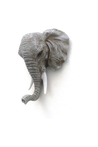 Dekoratif Fil Kafası Askılık Modern Duvar Dekoru Ev Dekorasyon Duvar Askılığı Eskitme 001