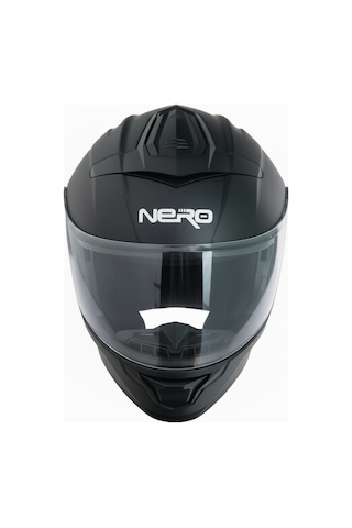 Gp Nero Mks003-mb Güneş Vizörlü Şeffaf Full Face Motosiklet Kaskı Siyah