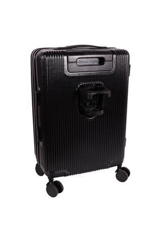 Biggdesign Moods Up Ön Bölmeli, Bardaklık Ve Usb Girişli Kabin Boy Valiz 20" Siyah