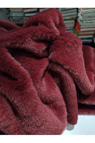 Toskana Peluş Kumaş Bordo