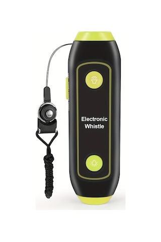 Willowhaven Yeşil 150 Desibel Yüksek Sesli Elektronik Düdük Abs Malzeme Led Işıklı Saha Kamp Spor