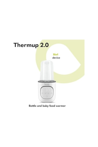 Lionelo Thermup 2.0 Nomadic Biberon Isıtıcısı 5'i 1 Arada Sıvıları ve Katı Yiyecekleri Isıtır Biberon Isıtıcı ve Sterilizatör