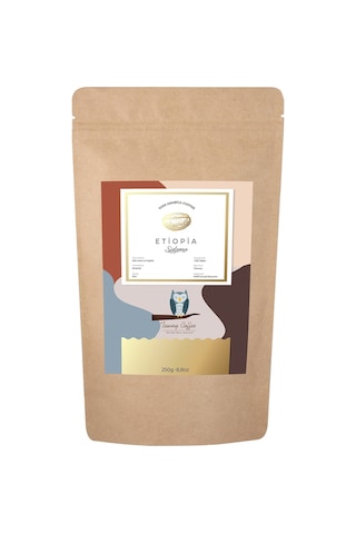 Tawny Coffee Etiopia Sidamo Filtre Kahve French Press İçin Öğütülmüş 250 G
