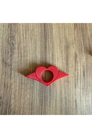 Kitap Ayracı - Sayfa Tutucu - Tek El Kitap Okuma Aparatı Kalp