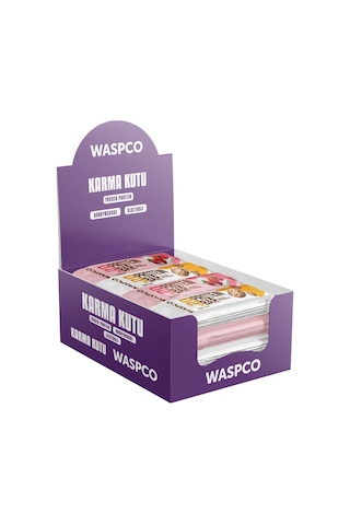 Waspco Protein Bar Karma Kutu 40 G 12 Adet Çilekli Ve Kurabiye Aromalı