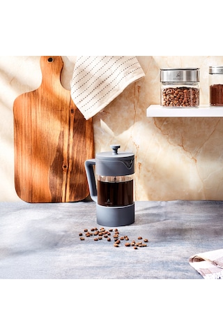 Aryıldız Doppio Grey French Press 600 Ml Çok Renkli