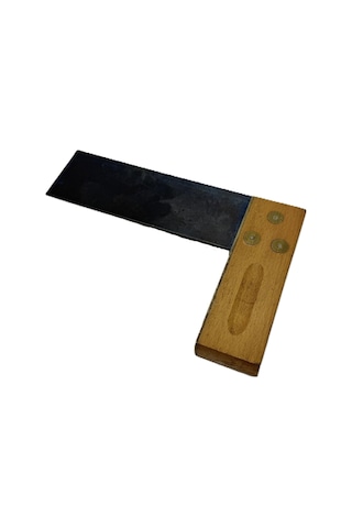 Antika Ahşap Marangoz Gönyesi 15cm 002