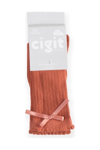 Cigit Çocuk Diz Altı Kız Çorap 2-9 Yaş Kremit Kiremit