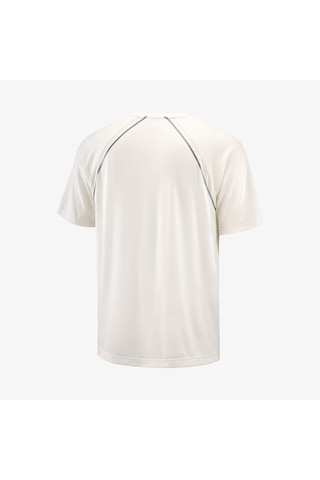 Salomon Shakeout Core Erkek Koşu Tişört Whisper White Lc2660400 Krem