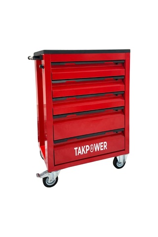 Takpower 5 Çekmeceli Dolu Takım Arabası 190 Parça